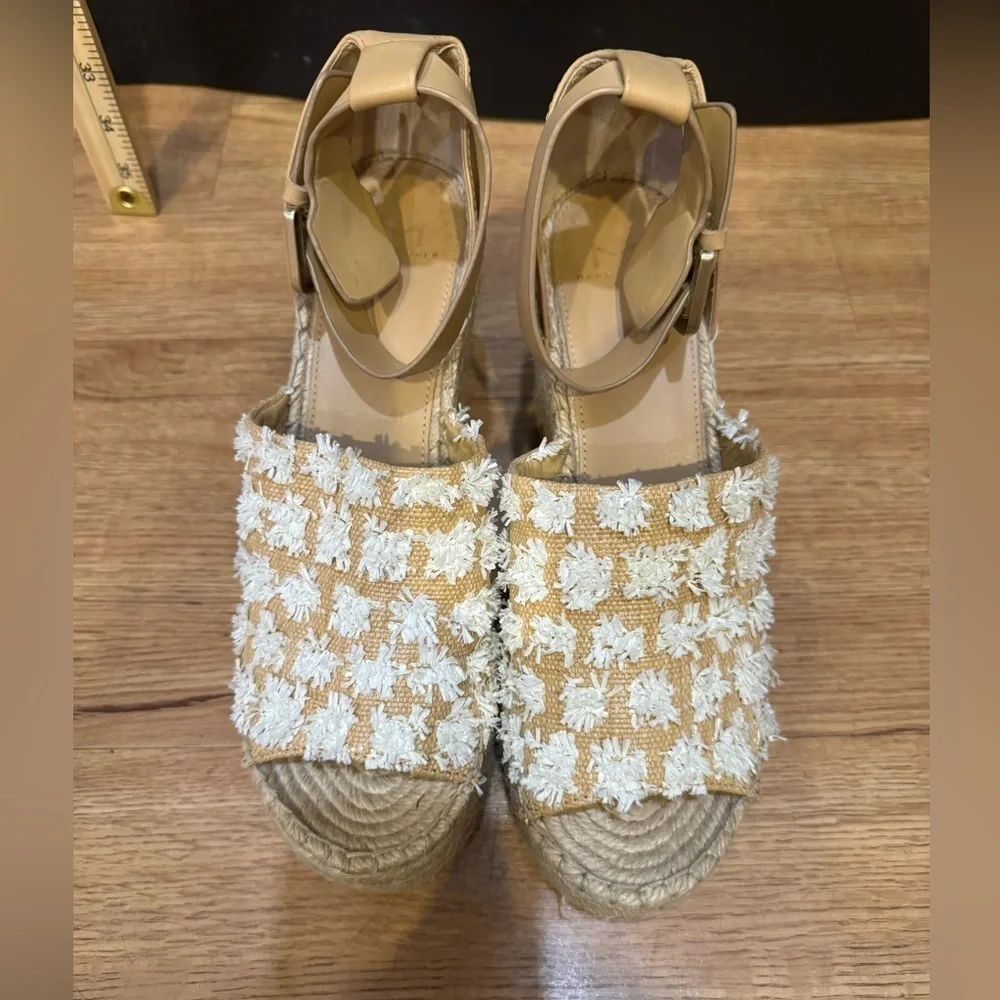 Marc Fisher LTD Adalyn Espadrille Wedge Sandal Shoe Size 9